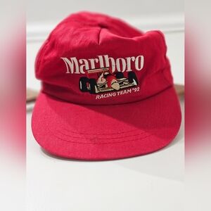Vintage Marlboro Racing team 1992 red hat